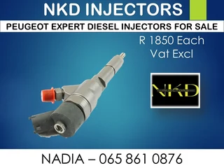 Peugeot Expert Diesle Injectors For Sale On Exchnage Or To Recon