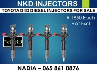 Toyota D4d Diesel Injectors For Sale Or To Recon