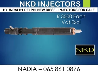 Hyundai H1 Delphi New Diesel Injectors For Sale On Exchange Or To Recon With Warranty