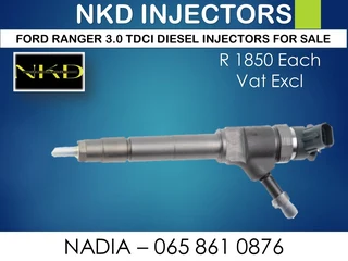 Ford Ranger 3l Tdci Diesel Injectors For Sale Or To Recon
