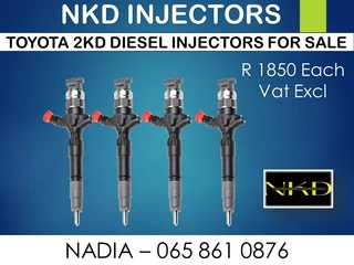 Toyota 2kd Diesel Injectors For Sale On Exchange With 6 Months Warranty