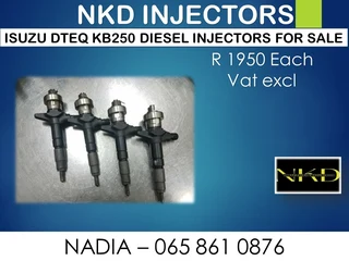 Isuzu Dtec Kb250 Diesel Injectors For Sale On Exchange Or To Recon With Warranty
