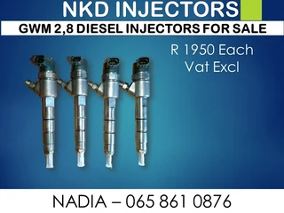 Gwm 2.8l Diesel Injectors For Sale On Exchnage With 6 Months Warranty