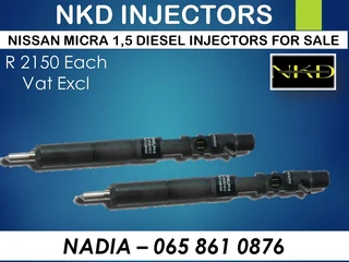 Nissan Micra 1.5 Diesel Injectors For Sale On Exchange Or To Recon With Warranty