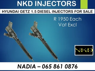 Hyundai Getz Diesel Injectors For Sale Or To Recon