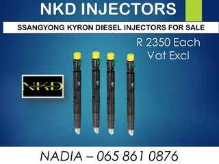 Ssangyong Kyron Diesel Injectors For Sale On Exchnage Or To Recon With Warranty