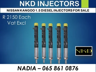 Nissan Kangoo 1.5 Diesel Injectors For Sale Or To Recon