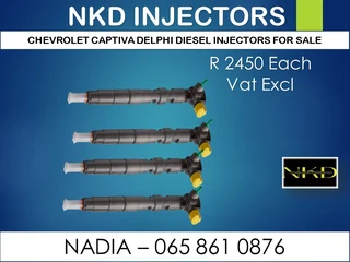 Captiva Delphi Diesel Injectors For Sale On Exchnage Or To Recon