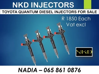 Toyota Quantum Diesel Injectors For Sale Or To Recon