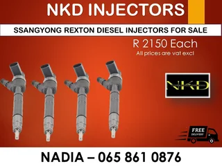 Ssangyong Rexton Diesel Injectors For Sale On Exchnage Or To Recon