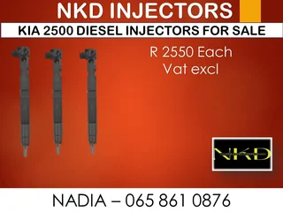 Kia (2500) Diesel Injectors For Sale On Exchange Or To Recon With Warranty
