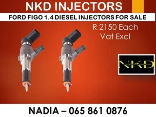 Ford Figo 1.4 Diesel Injectors For Sale Or To Recon With 6 Months Warranty
