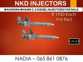 Mahindra Mhawk Diesel Injectors For Sale On Exchnage Or To Recon