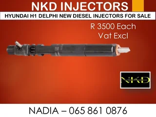 Hyundai H1 Delphi New Diesel Injectors For Sale Or To Recon With Warranty