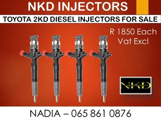 Toyota 2kd Diesel Injectors For Sale On Exchnage With 6 Months Warranty