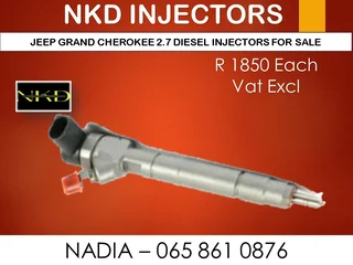 Jeep Grand Vherokee 2.7 Diesel Injectors For Sale On Exchange With 6 Months Warranty