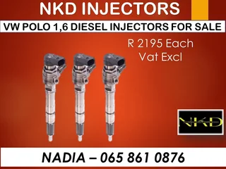 Vw/polo 1.6 Diesel Injectors For Sale On Exchnage With 6 Months Warranty