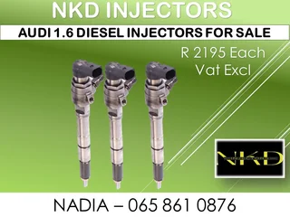 Audi 1.6 Diesel Injectors For Sale Or To Recon