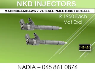 Mahindra Mhawk Diesel Injectors For Sale Or To Recon With Warrnty