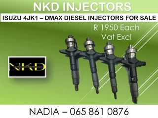 Isuzu 4jk1 - Dmax - Dteq Diesel Injectors For Sale Or To Recon With Warranty