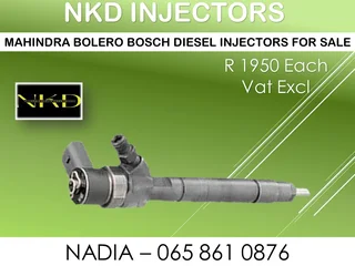 Mahindra Bolero Diesel Injectors For Sale Or To Recon