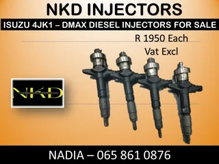 Isuzu 4jk1 - Dmax - Dteq Diesel Injectors For Sale On Exchange Or To Recon With Warranty