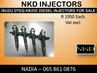 Isuzu Dtec Kb250 Diesel Injectors For Sale On Exchange Or To Recon With Warranty