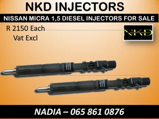 Nissan Micra 1.5 Diesel Injectors For Sale On Exchange Or To Recon With Warranty