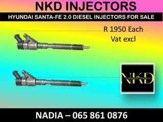 Hyundai Santa Fe 2l Diesel Injectors For Sale On Exchnage Or To Recon With Warranty