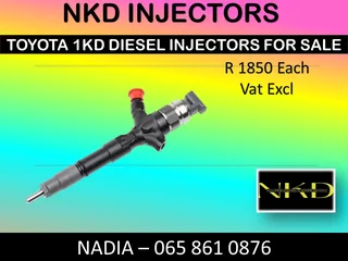 Toyota 1kd Diesel Injectors For Sale On Exchange Or To Recon With Warranty