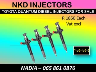 Toyota Quantum Diesel Injectors For Sale Or To Recon