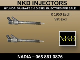 Hyundai Santa Fe 2l Diesel Injectors For Sale On Exchange Or To Recon With Warranty