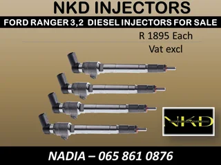 FORD RANGER 3.2 DIESEL INJECTORS FOR SALE ON EXCHANGE OR TO RECON WITH WARRANTY