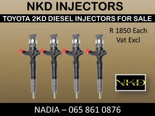 Toyota 2kd Diesel Injectors For Sale On Exchange With 6 Months Warranty
