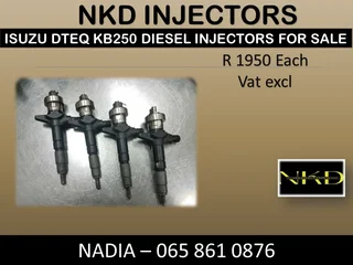 Isuzu Dtec Kb250 Diesel Injectors For Sale On Exchange Or To Recon With Warranty