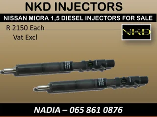 Nissan Micra 1.5 Diesel Injectors For Sale On Exchange Or To Recon With Warranty