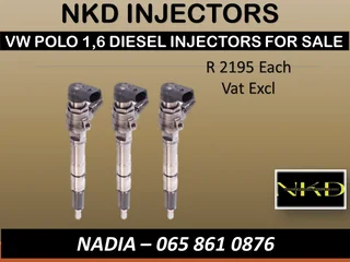 Vw/polo 1.6 Diesel Injectors For Sale On Exchange With 6 Months Warranty