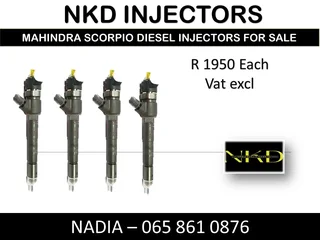Mahindra Scorpio Diesel Injectors For Sale On Exchange Or To Recon
