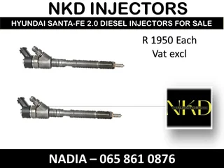 Hyundai Santa Fe 2l Diesel Injectors For Sale On Exchange Or To Recon With Warranty