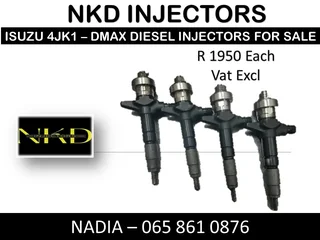 Isuzu 4jk1 - Dmax - Dteq Diesel Injectors For Sale On Exchange Or To Recon With Warranty