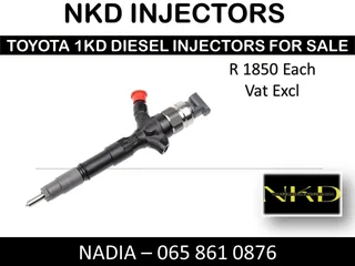 Toyota 1kd Diesel Injectors For Sale On Exchange Or To Recon With Warranty