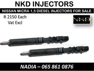 Nissan Micra 1.5 Diesel Injectors For Sale On Exchange Or To Recon With Warranty