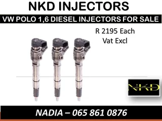 Vw/polo 1.6 Diesel Injectors For Sale On Exchange With 6 Months Warranty