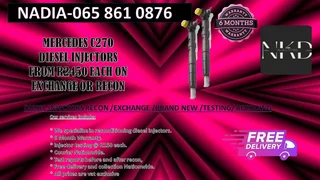 Mercedes C270 Diesel Injectors For Sale Or Reccon With Warranty Of 6 Months