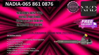Mercedes Vito Diesel Injectors For Sale Or Recon With Warranty.