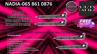 Kia 2500 Diesel Injectors For Sale Or Recon With 6 Monts Warranty