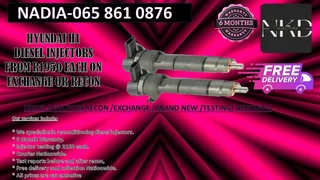 Hyundai H1 Bosch diesel injectors for sale or recon