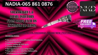 Volkswagen 1.6 diesel injectors for sale or recon