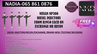 Nissan NP300 Diesel injectors for sale or recon