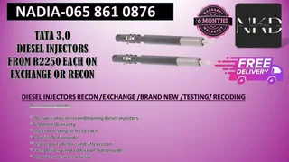 TATA 3.0 Diesel injectors for sale or recon with warranty